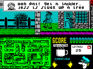 Postman Pat 2 screenshot 3 for ZX Spectrum